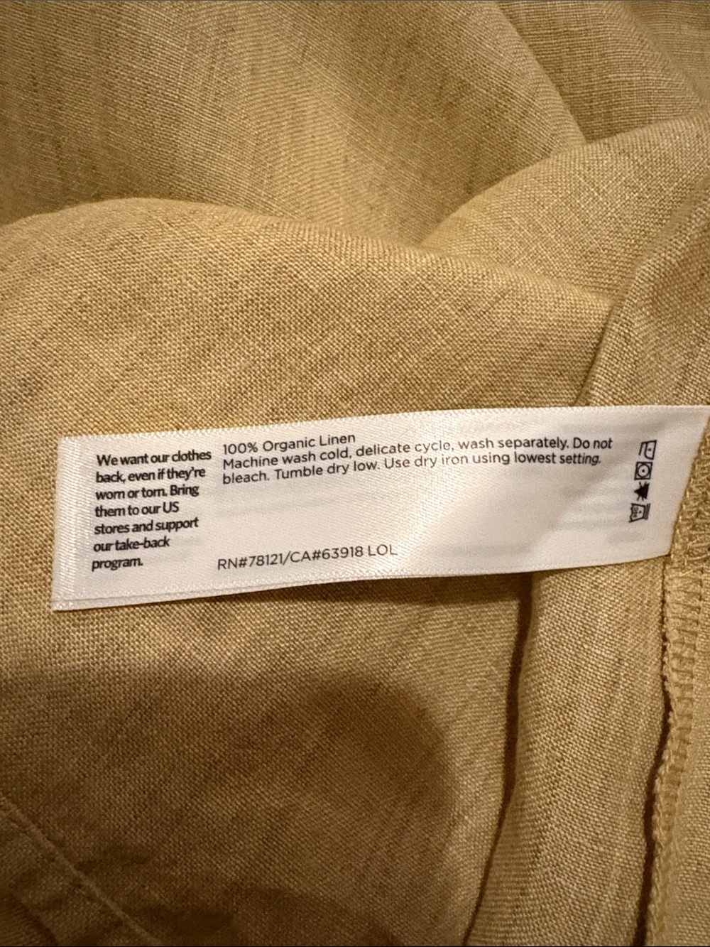 Eileen Fisher Linen Tiered Sundress - Picture 10 of 10